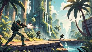 Frontline Dash: Classic Platformer