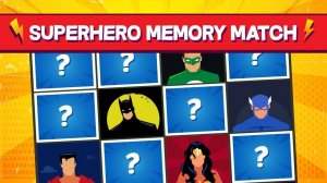Superhero Memory Match Puzzle