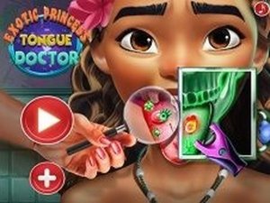 Princess Tongue Doctor Kids Game