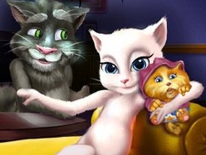 Talking Angela Baby Care Game