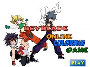 Beyblade Coloring Art Game