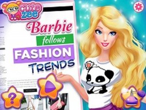 Barbie Fashion Trends Dress-Up Game