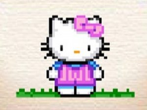 Hello Kitty Cross Stitch Puzzle
