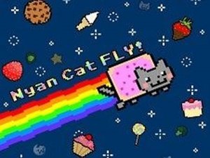 Nyan Cat Fly Arcade Game