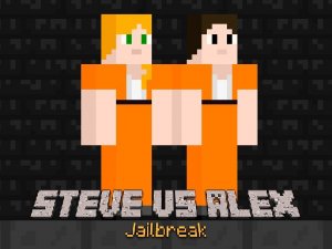 Steve vs Alex Maze Escape