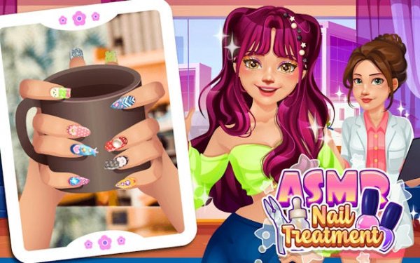 ASMR Nail Treatment Game Online